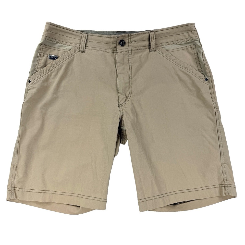 Mens Kuhl Radikl Hiking Shorts Size 36 Brown Style 5268 Outdoor Utility Stretch